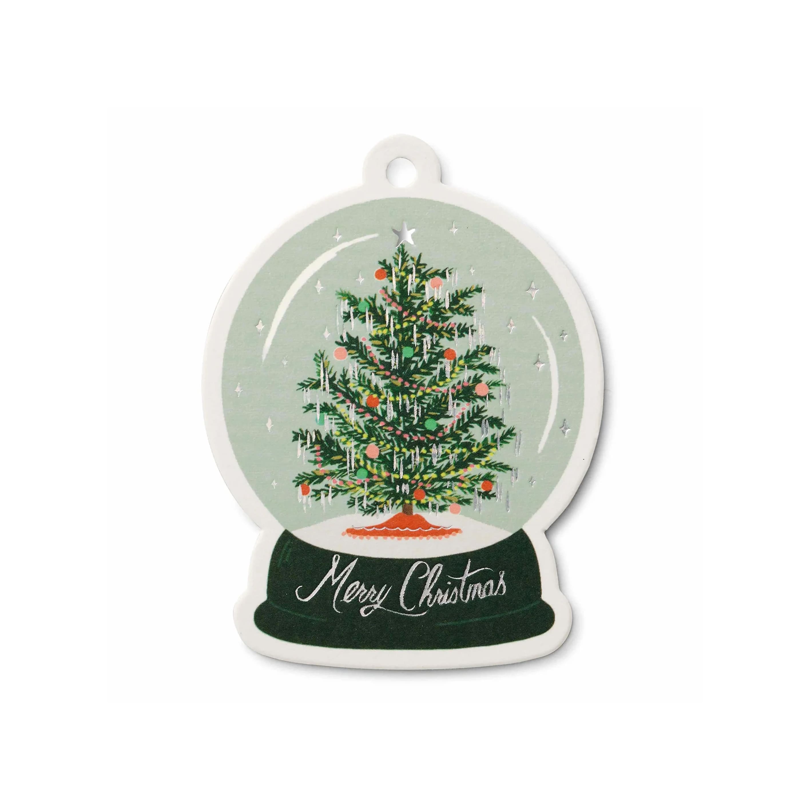 Christmas Gift Tag | Set of 8 | Snow Globe | Rifle Paper Co.