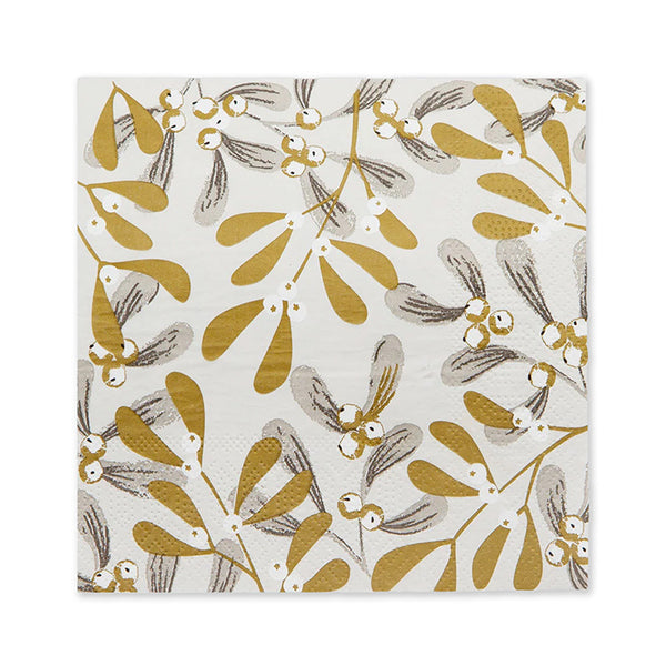 Christmas Napkin | Botanical Mistletoe | Talking Tables