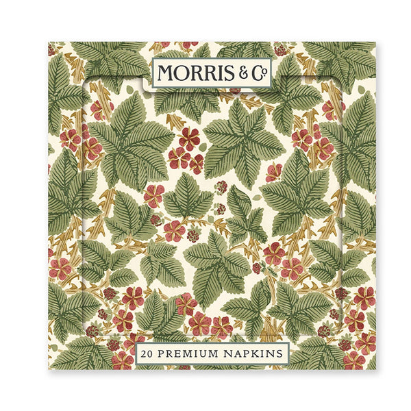 Christmas Napkin | William Morris Brambles | Penny Kennedy