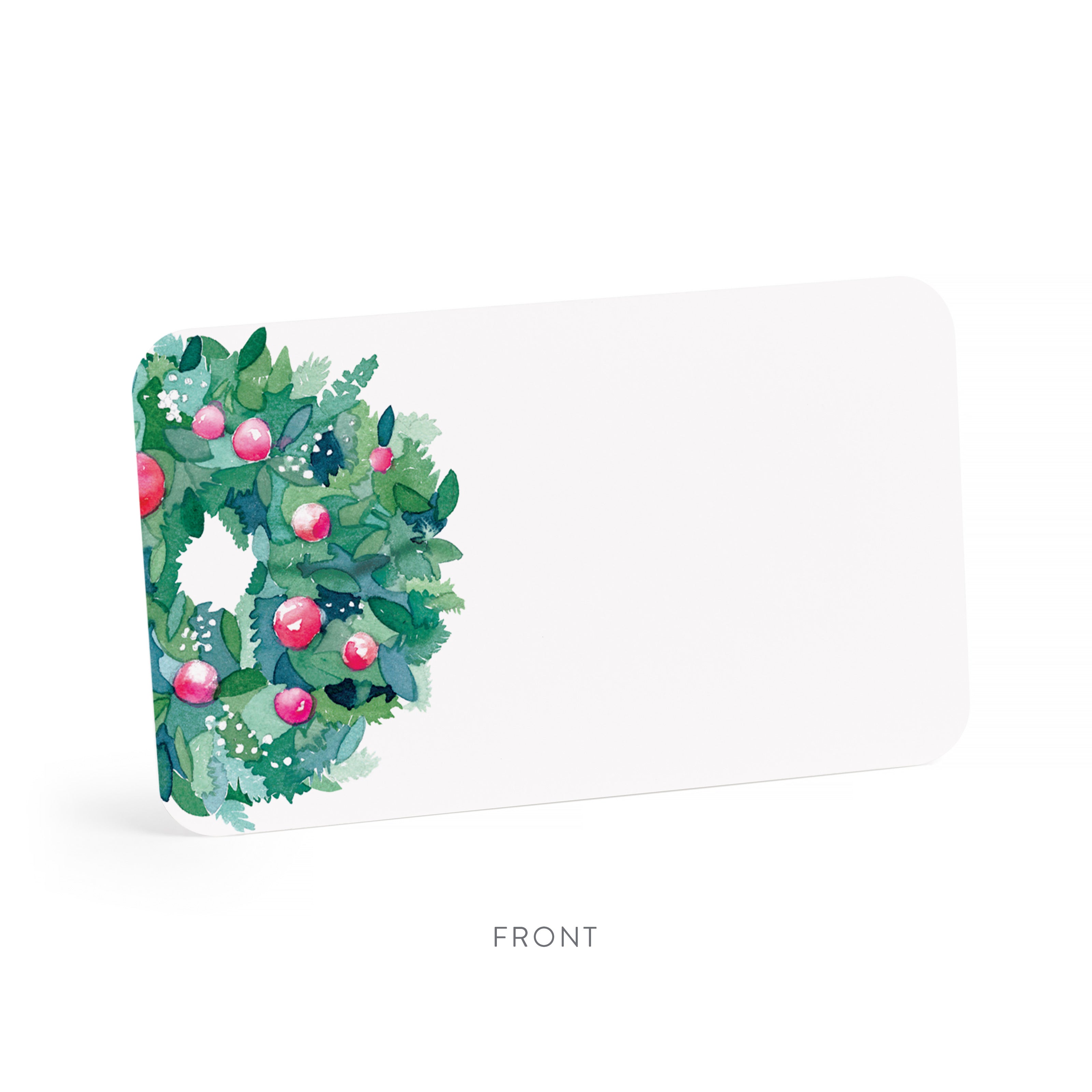 Note Card | Little Notes | Comfort & Joy Wreath | E. Frances Paper