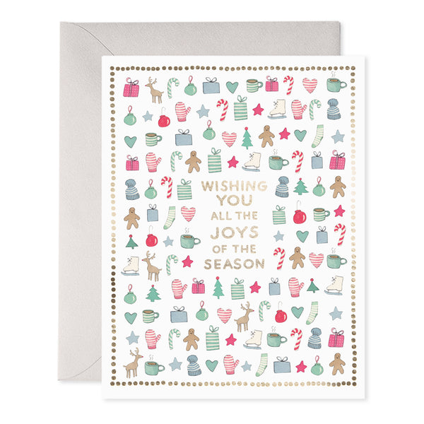 Christmas Card | Merry Motif| E Frances Paper