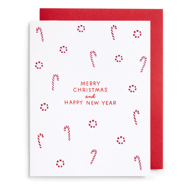 Christmas Card | Peppermints Holiday | E Frances Paper