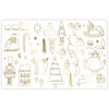 Christmas Placemat | Colouring Placemats | Set of 8 | Meri Meri
