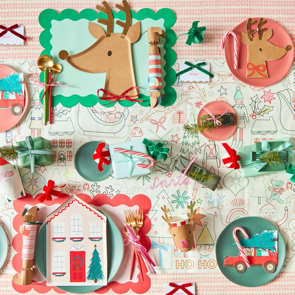Christmas Placemat | Paper Placemats | Set of 8 | Meri Meri