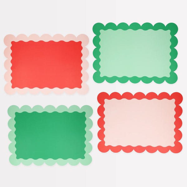 Christmas Placemat | Paper Placemats | Set of 8 | Meri Meri