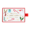 Christmas Decorative Stickers | Christmas Shaped Stickers | Set of 25 | Meri Meri
