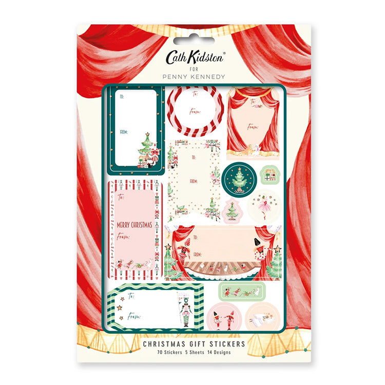 Christmas Sticker Label | Cath Kidston Nutcracker | Penny Kennedy