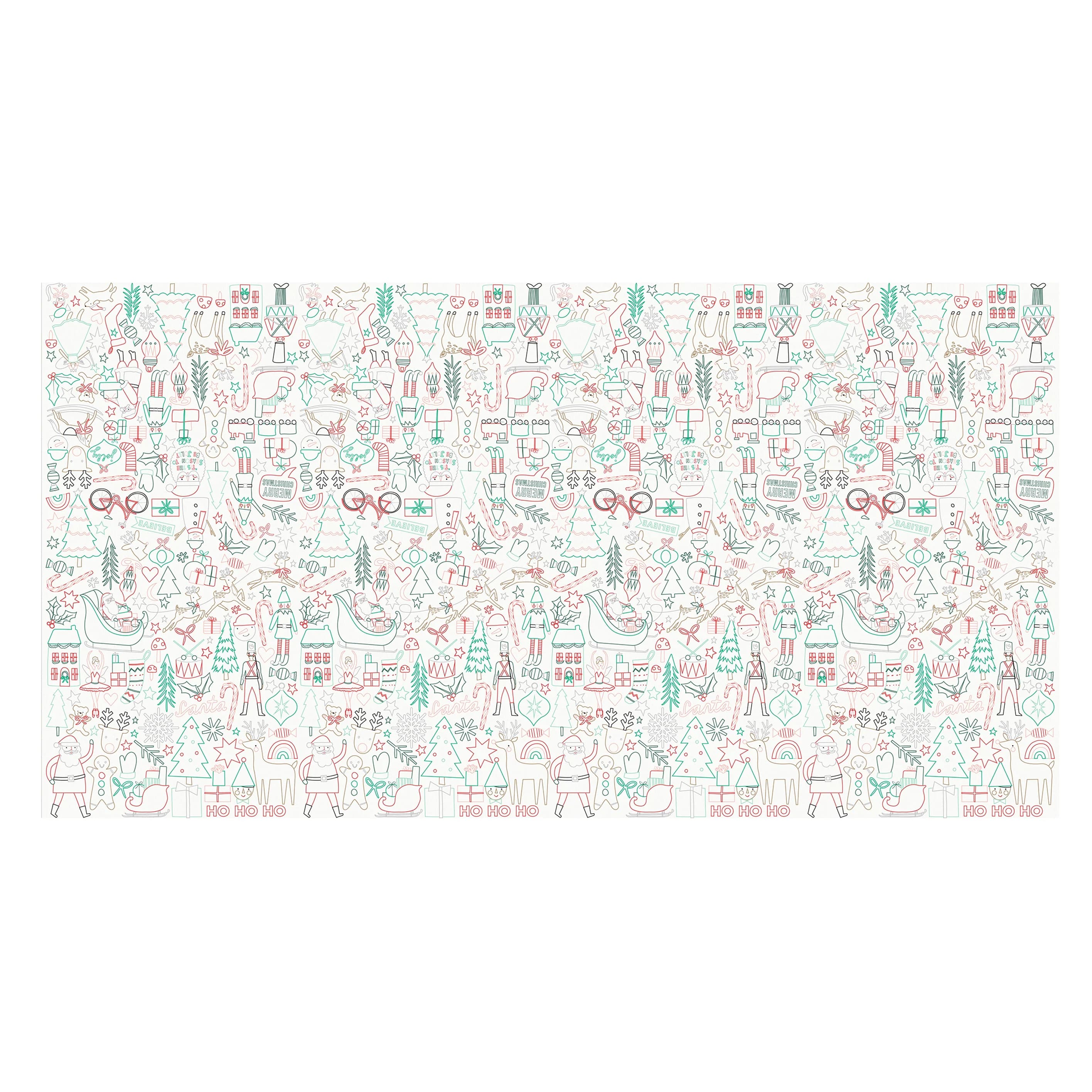 Christmas Tablecloth | Colour In Activity Tablecloth | Meri Meri