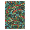 Christmas Wrapping Paper | Double Sided | Holly & Berries & Multi Stripe | Caroline Gardner