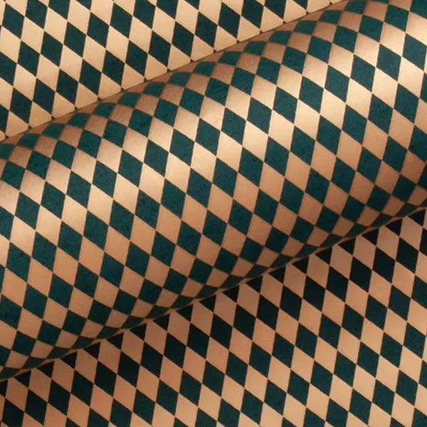 Christmas Wrapping Paper | Roll | Diamonds | 76 cm x 2.5 m | Vandoros | 2 COLOUR OPTIONS AVAILABLE