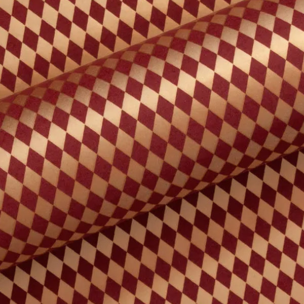 Christmas Wrapping Paper | Roll | Diamonds | 76 cm x 2.5 m | Vandoros | 2 COLOUR OPTIONS AVAILABLE