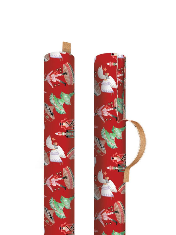 Christmas Wrapping Paper | Roll | Nutcracker Red | 70 cm x 3 m | Cath Kidston | Ohh Deer