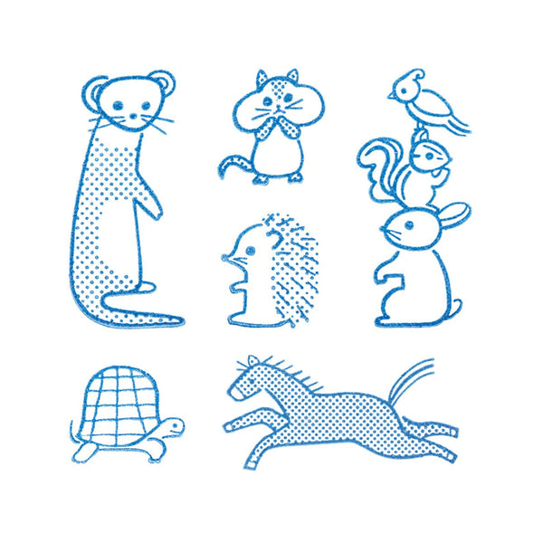 Stamp | Clear Stamp Set | Animals | King Jim - Kami Paper