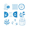 Stamp | Clear Stamp Set | Flowers | King Jim - Kami Paper