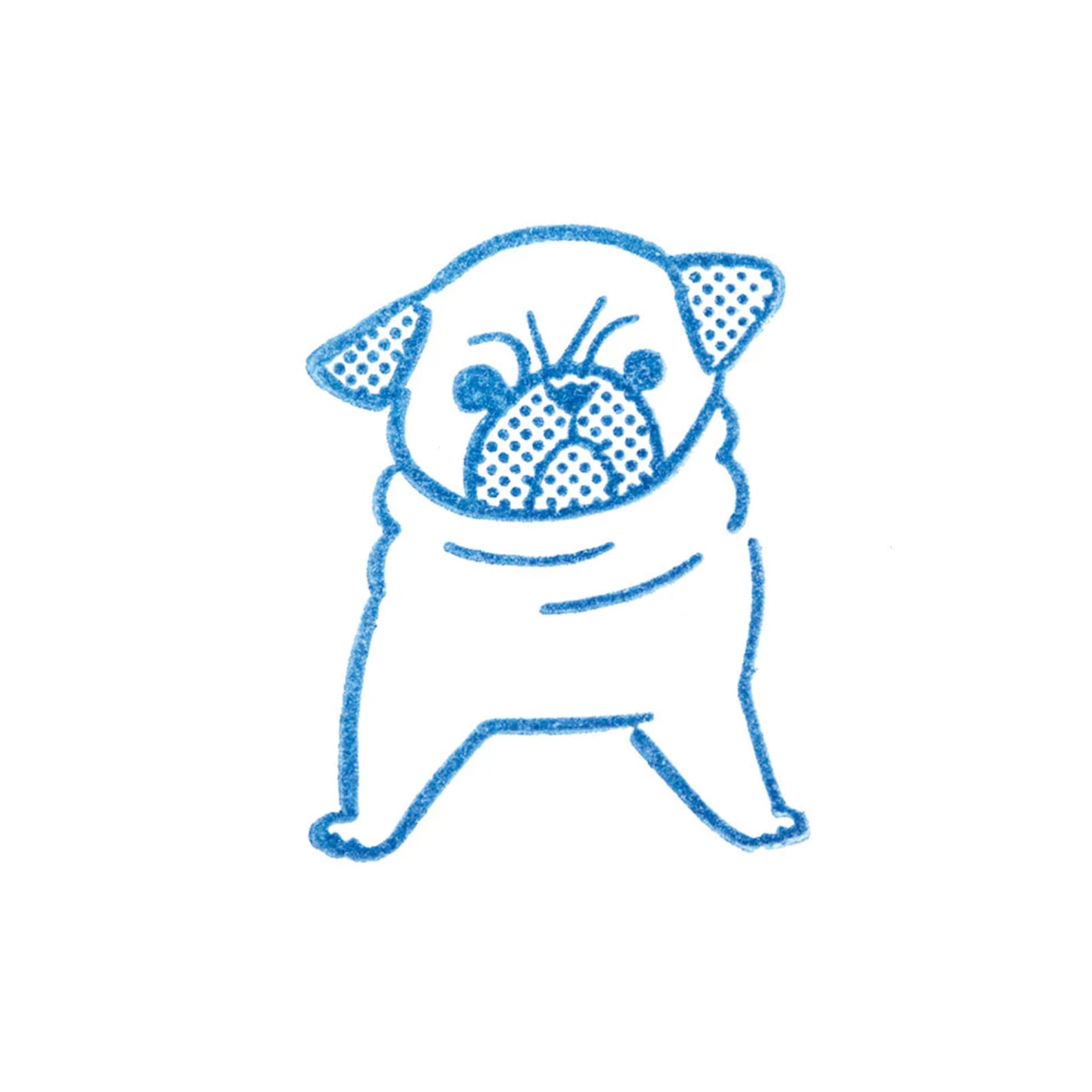 Stamp | Clear Stamp | Medium | Pug | King Jim