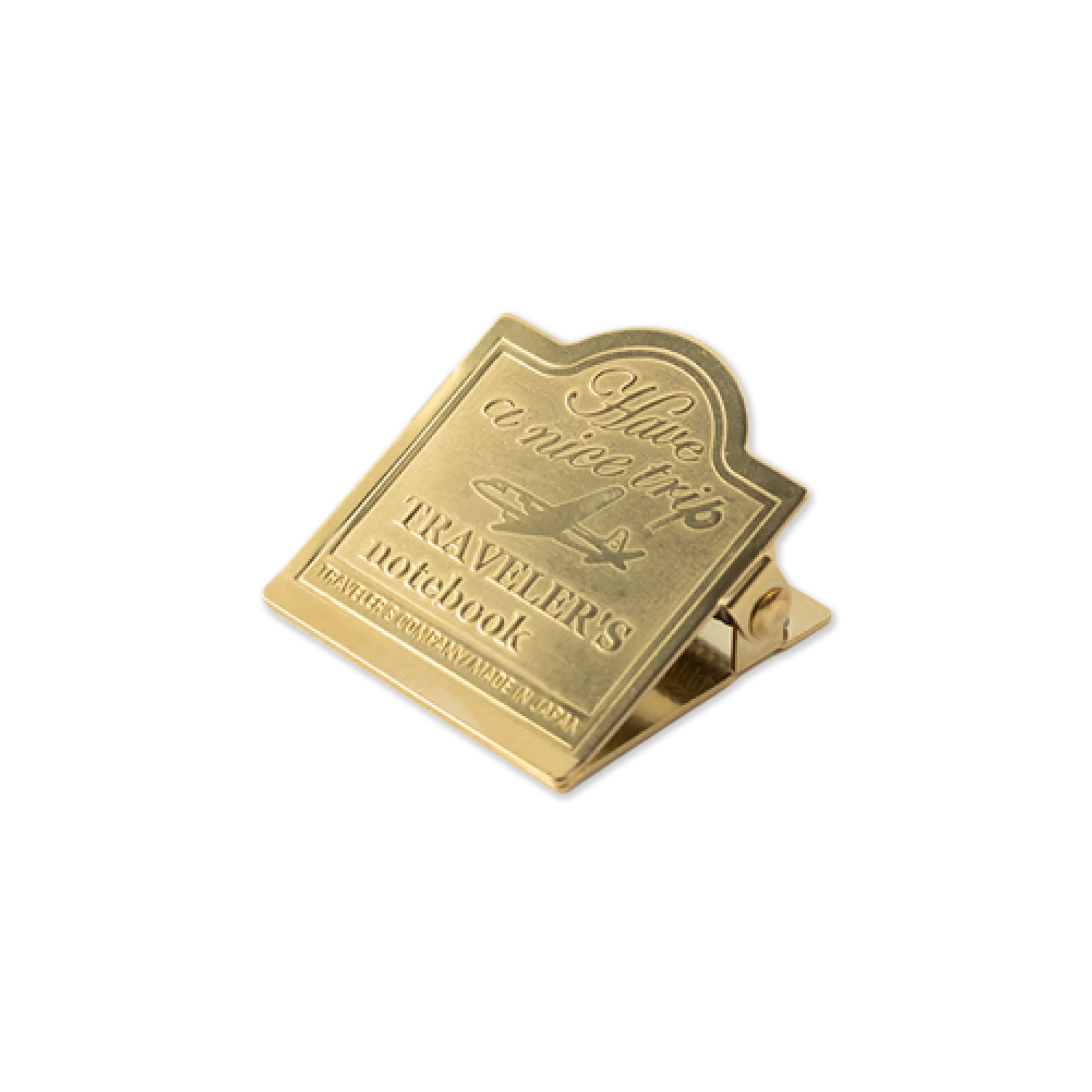 Clip | Brass Clip | Airplane | Traveler's Company