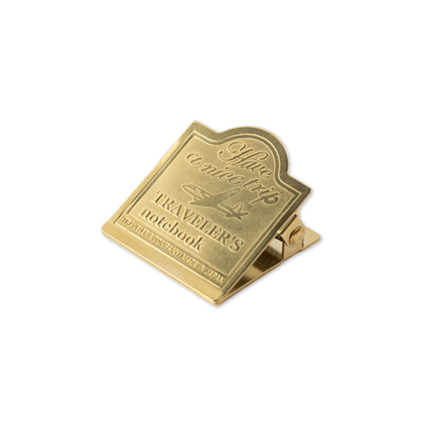 Clip | Brass Clip | Airplane | Traveler's Company