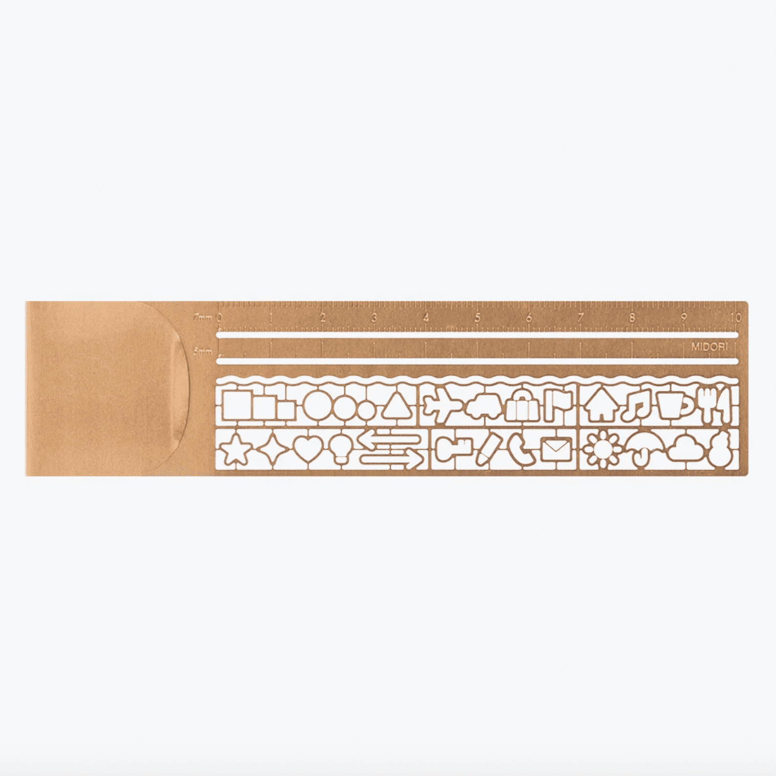 Ruler | Clip Ruler | Copper | Midori