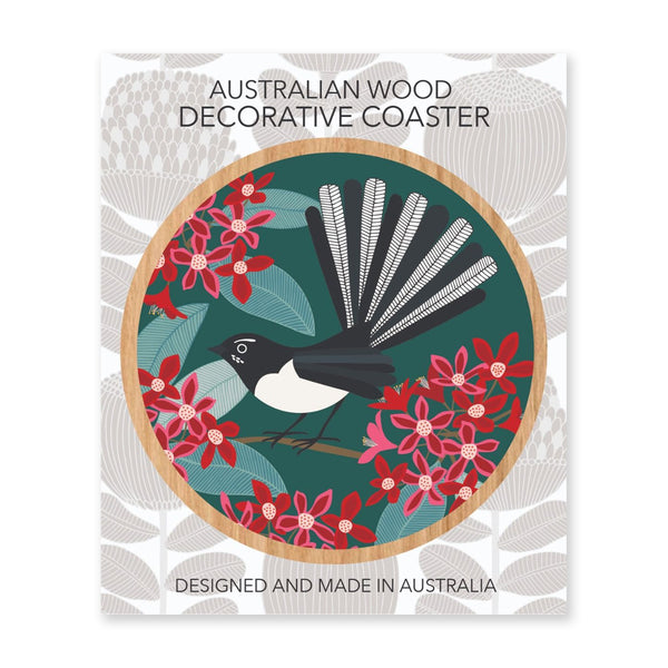 Coaster | Australian Wood Coaster | Willy Wagtail | Aero Images