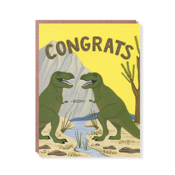 Congratulations Card | Congrats Dino | Yeppie Paper