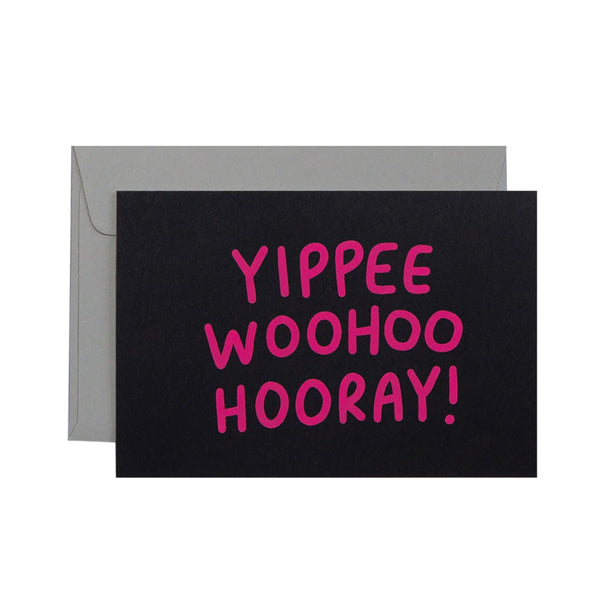 Congratulations Card | Yippee Woohoo Hooray | Me & Amber