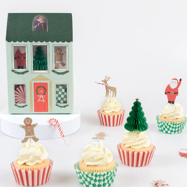 Christmas Cupcake Kit | Christmas Motif | Meri Meri