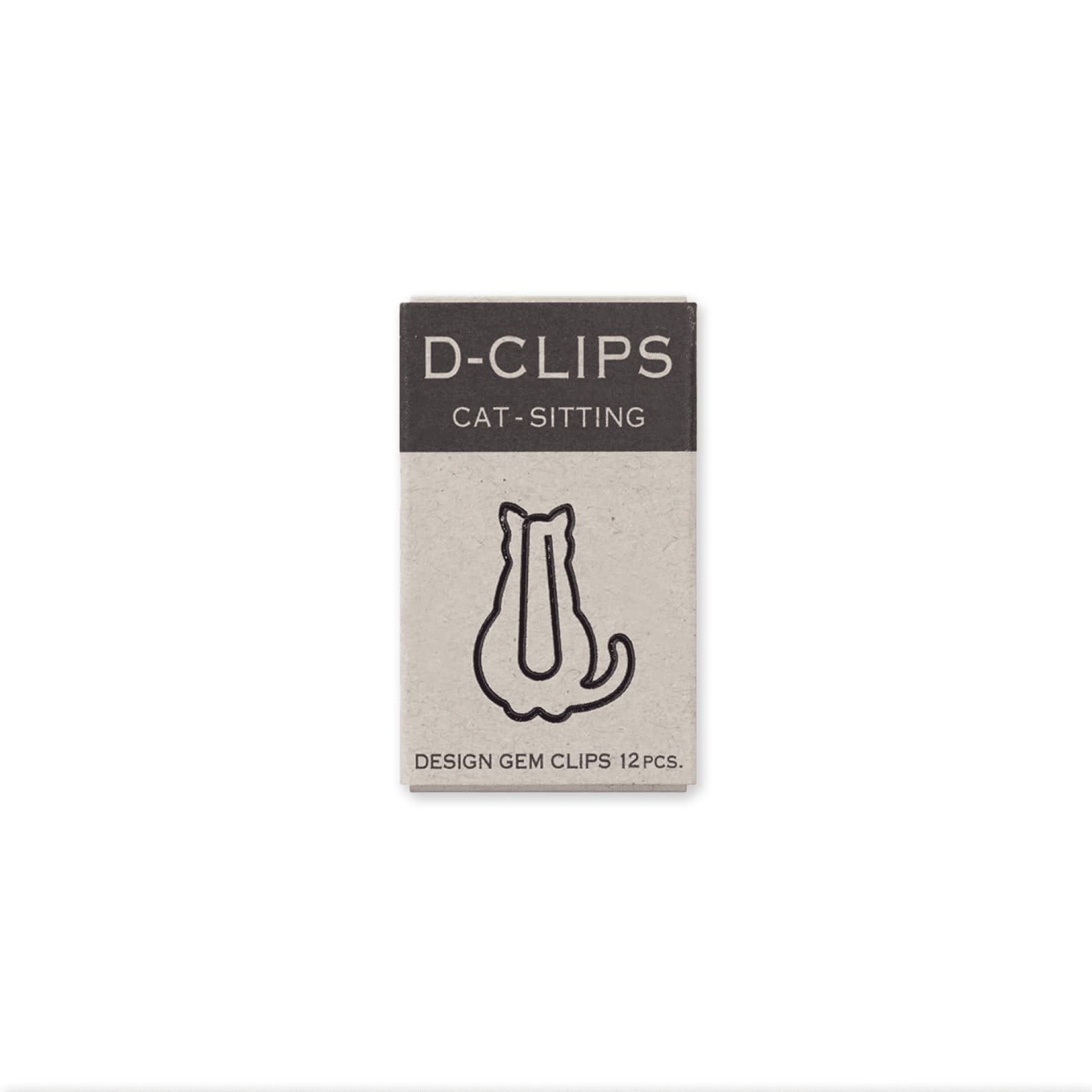 Paper Clip | Mini D - Clip | Sitting Cat| Midori