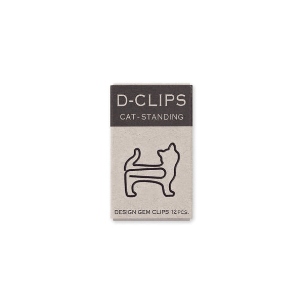 Paper Clip | Mini D - Clip | Standing Cat | Midori