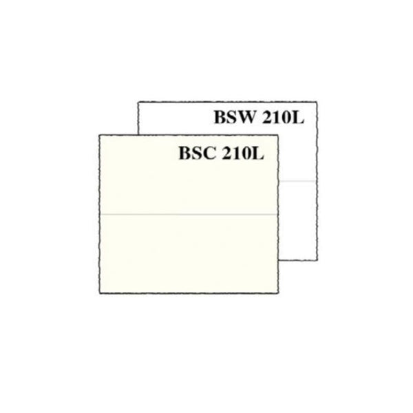 Deckled Folded Card Set | Medioevalis Social Stationery | 210L | 8.5 x 9.5cm | Rossi 1931 | 2 COLOUR OPTIONS AVAILABLE