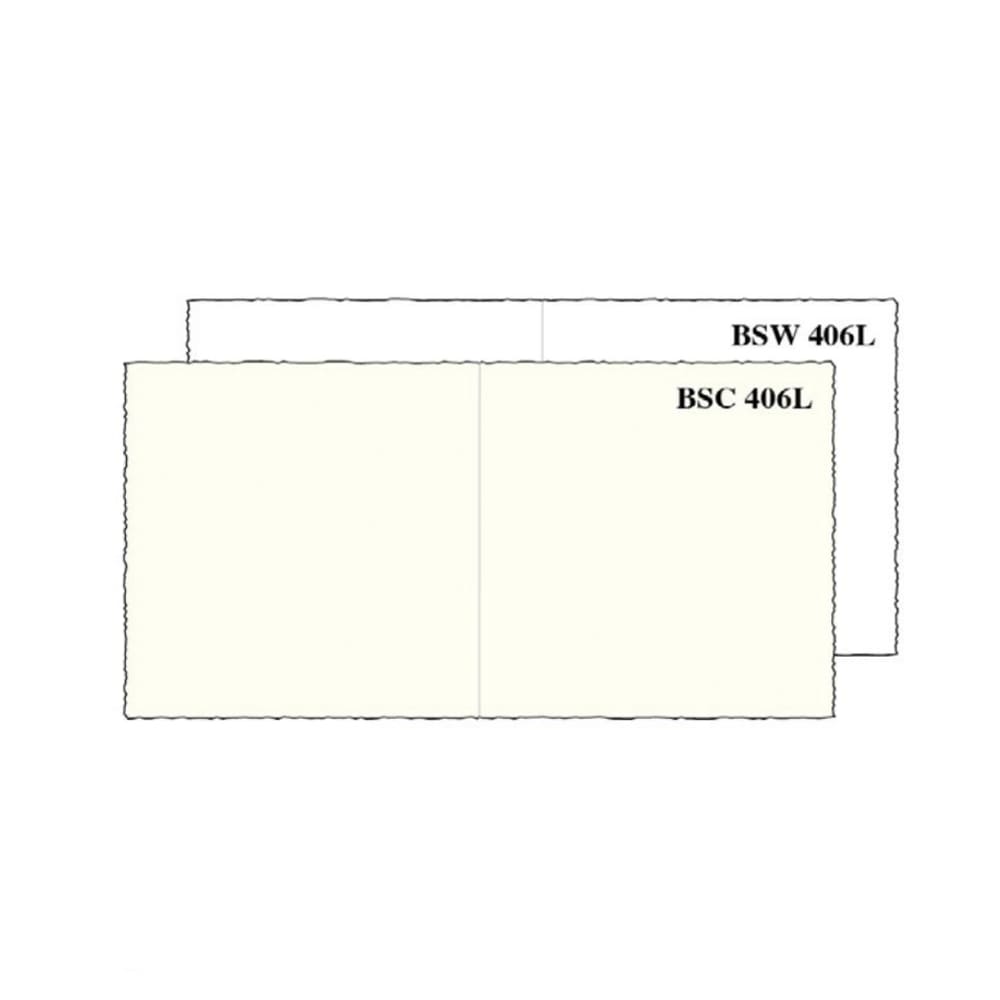 Deckled Folded Card Set | Medioevalis Social Stationery | 406L | 12 x 24cm | Rossi 1931 | 2 COLOUR OPTIONS  AVAILABLE