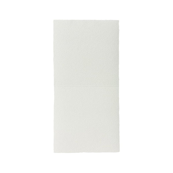 Deckled Folded Card Set | Medioevalis Social Stationery | 406L | 12 x 24cm | Rossi 1931 | 2 COLOUR OPTIONS  AVAILABLE