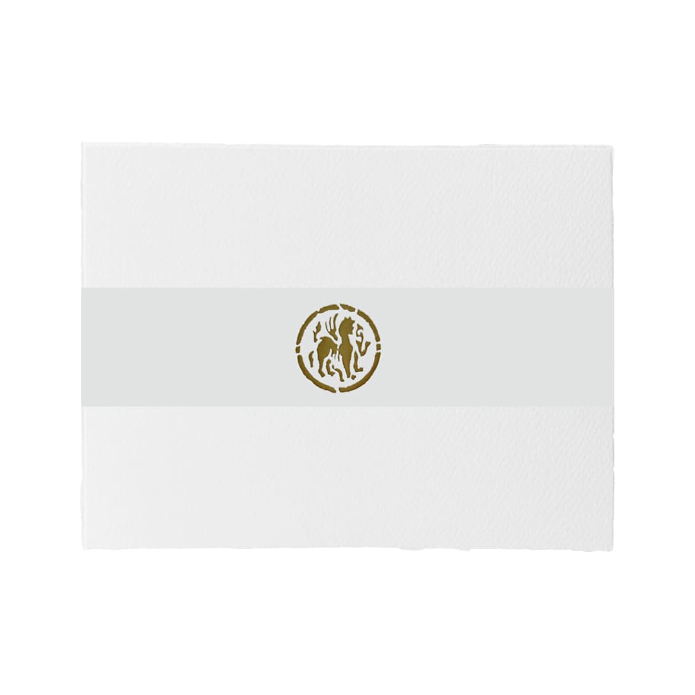 Deckled Folded Card Set | Medioevalis Social Stationery | 207L | 20 x 30cm | Rossi 1931 | 2 COLOUR OPTIONS AVAIALBLE