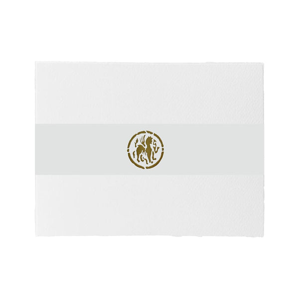 Deckled Folded Card Set | Medioevalis Social Stationery | 207L | 20 x 30cm | Rossi 1931 | 2 COLOUR OPTIONS AVAIALBLE