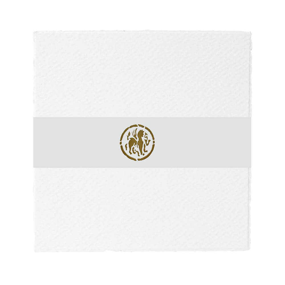 Deckled Folded Card Set | Medioevalis Social Stationery | 406L | 12 x 24cm | Rossi 1931 | 2 COLOUR OPTIONS  AVAILABLE