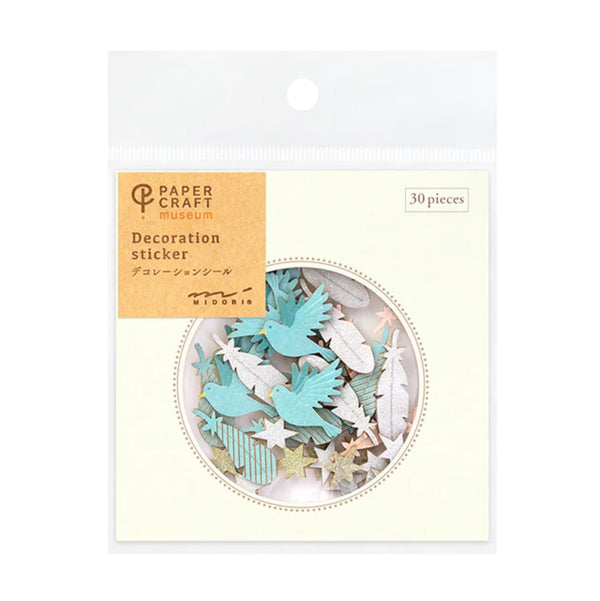 Decorative Stickers | Paper Craft Museum | Feather | Midori