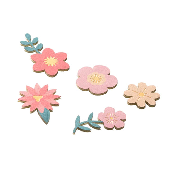 Decorative Stickers | Paper Craft Museum | Flower | Red | Midori