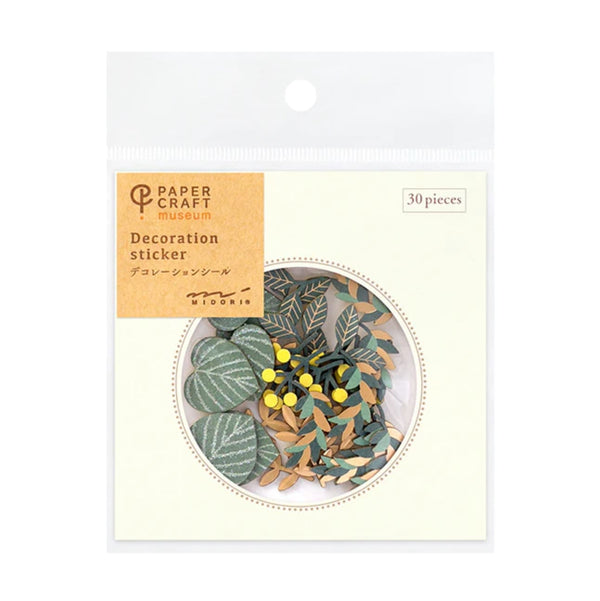 Decorative Stickers | Paper Craft Museum | Leaf | Midori