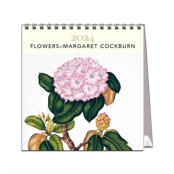 2024 Desk Calendar | Flowers Margaret Cockburn | Hello Sunday