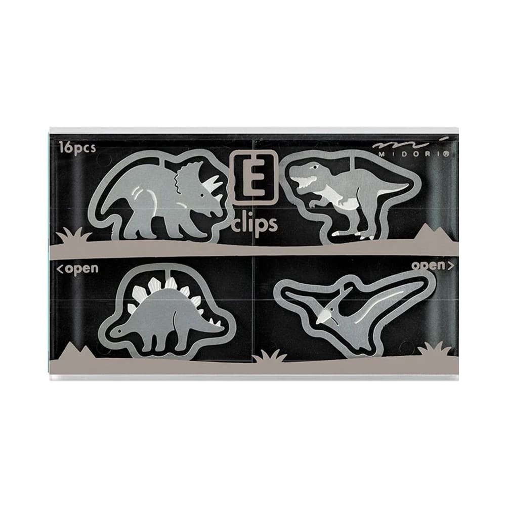 Paper Clip | E- Clip | Dinosaur | Midori