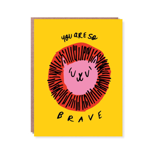 Encouragement Card | You Are So Brave | Badger & Burke