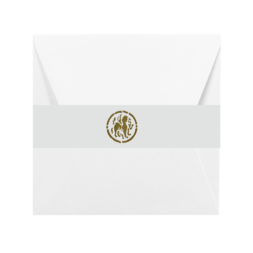 Envelope Set  | Medioevalis Social Stationery | 406E | 12.7 x 12.7 cm | Rossi 1931 | 2 COLOUR OPTIONS AVAILABLE