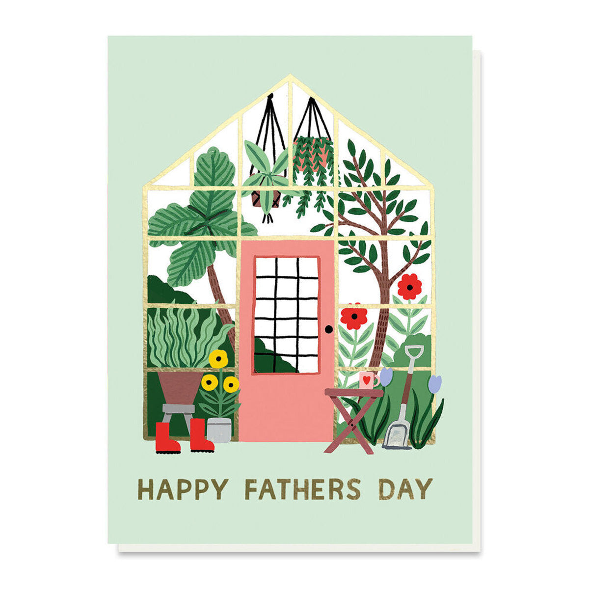 Father's Day Card | Happy Father's Day Greenhouse | Stormy Knight