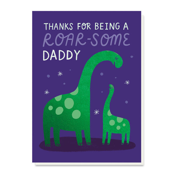 Father's Day Card | Thanks For Being Roar-Some Daddy | Stormy Knight