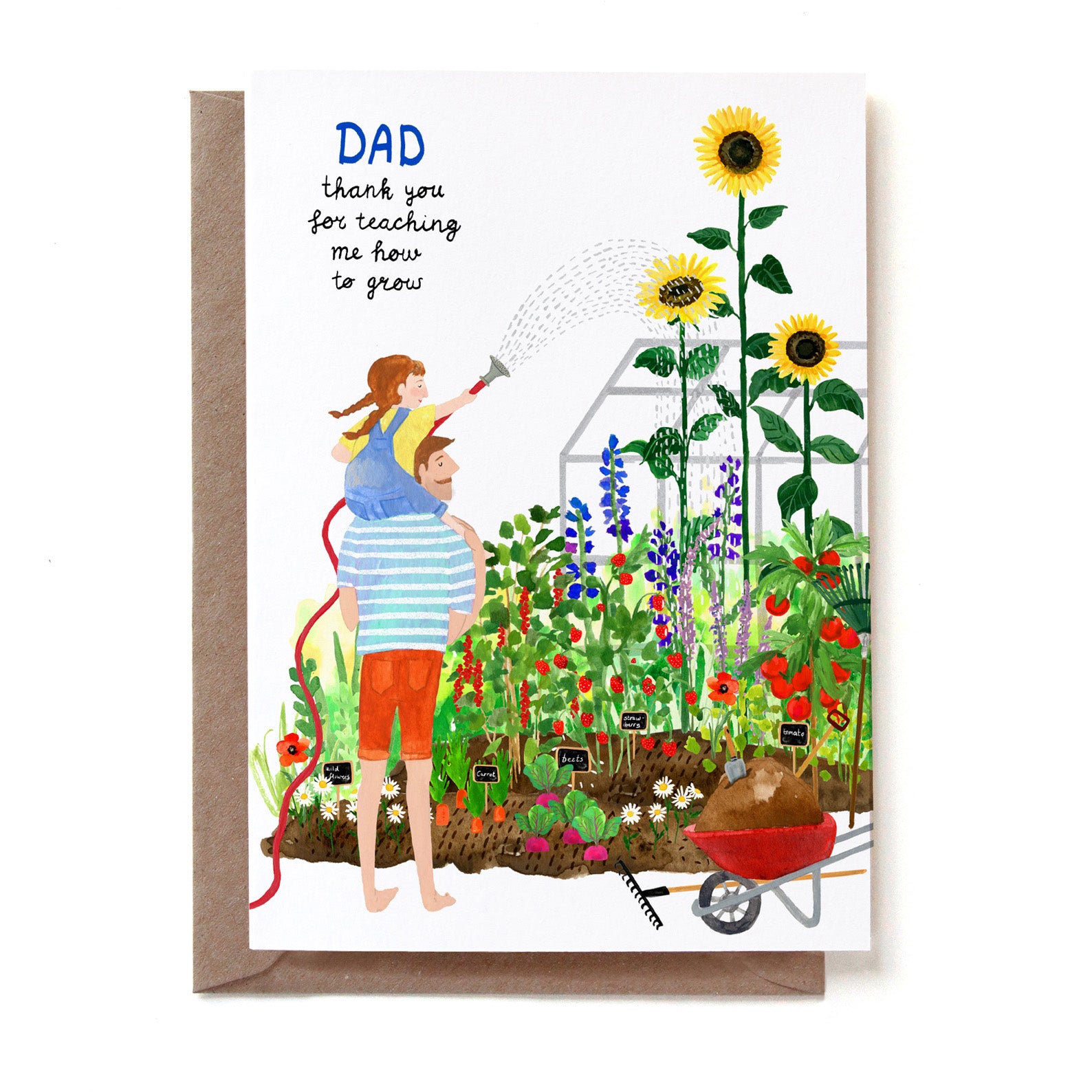 Father's Day Card | Dad Garden Grow | Reddish Design
