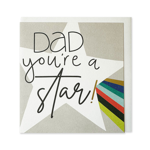 Father's Day Card | Dad You're A Star | Caroline Gardner