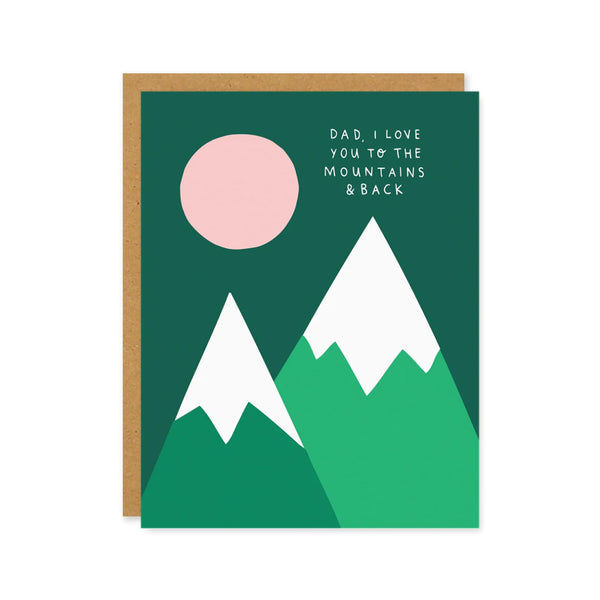 Father's Day Card | Father's Day Mountains | Badger & Burke