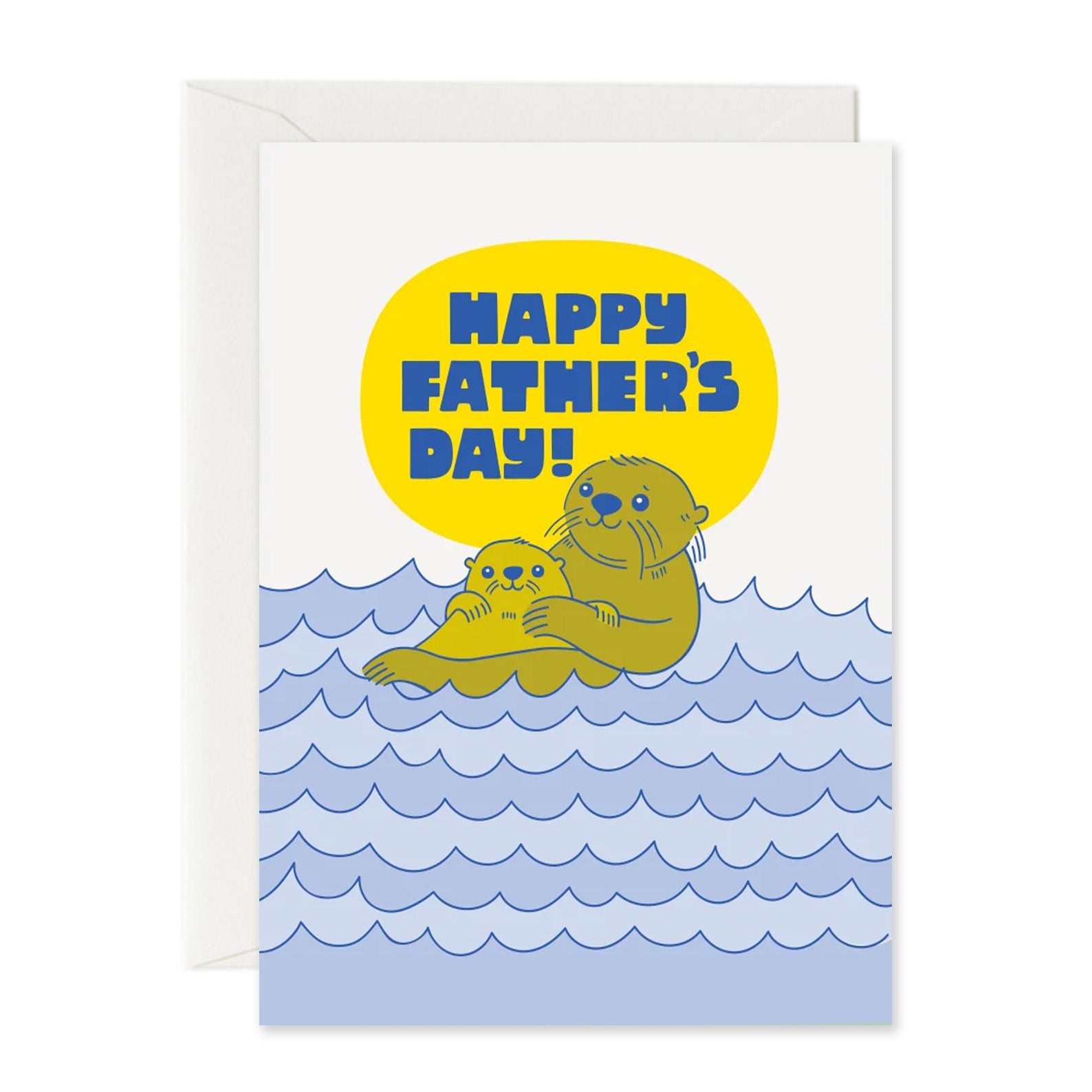Father's Day Card | Father's Day Otters | The Good Twin