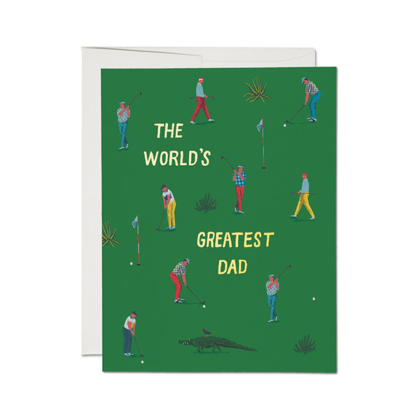 Father's Day Card | Golf Dad | Red Cap Cards