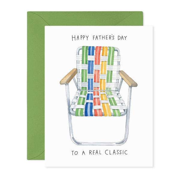 Father's Day Card | Lawn Chair Dad | E.Frances