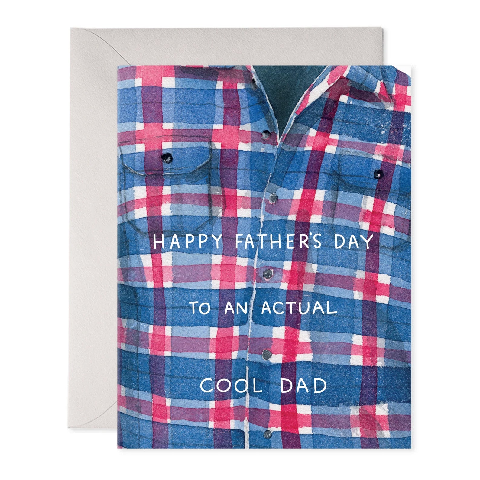 Father's Day Card | Plaid Dad | E.Frances